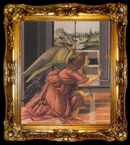 framed  Sandro Botticelli Details of Annunciation (mk36), ta009-2